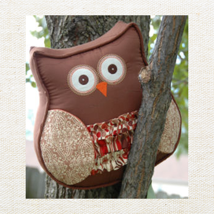 owl pillow