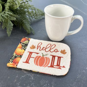 Hello Fall Mug Rug