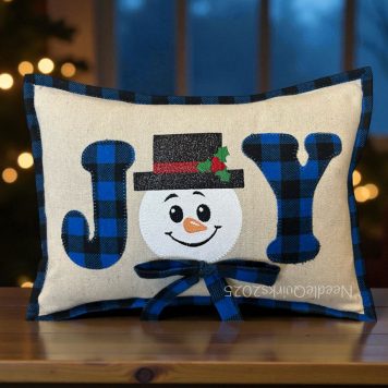 JOY of the Season Pillow Cover Virtual Class