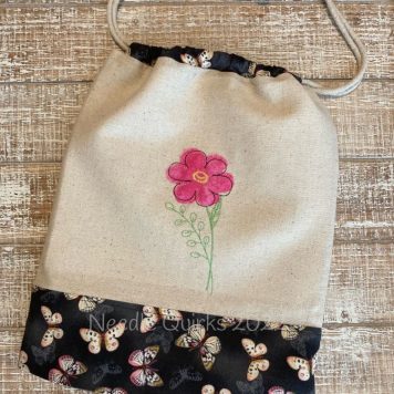 Reversible Princess Drawstring Bag Virtual Class