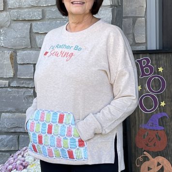 In the Hoop Sweatshirt Pocket