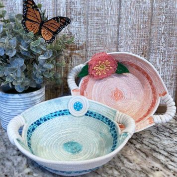 Wrapped Handle Clothesline Bowl