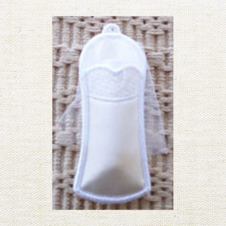 Bride Key Ring Chapstick Holder